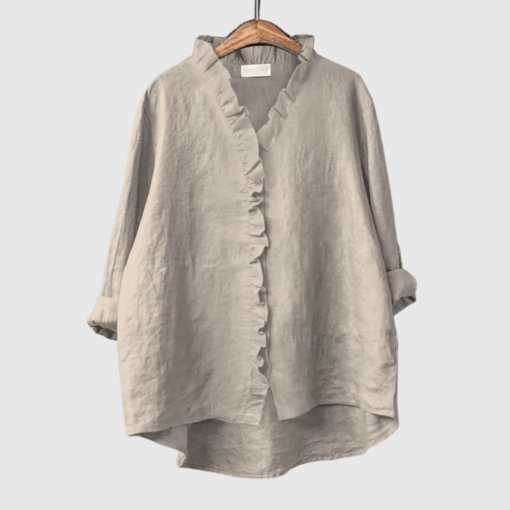 Margot | Women's Ruffled Occasion Shirt Outfit