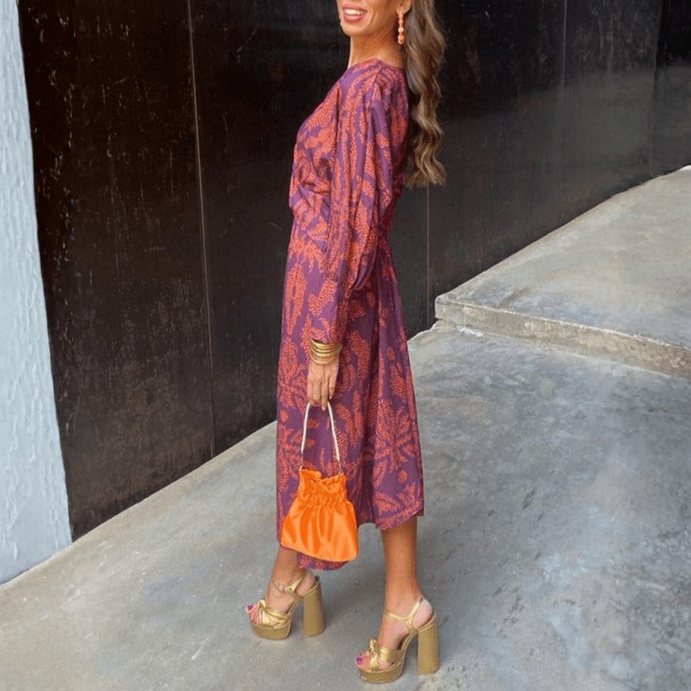 Nika | Women's Wedding Guest A-Line Maxi Dress