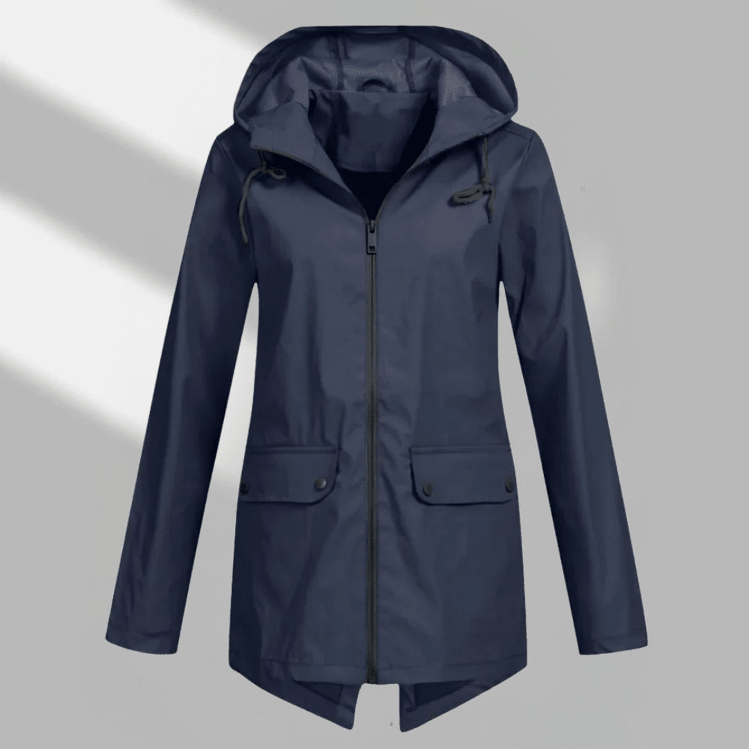 Nika | Women's Hooded Longline Zip Utility Coat