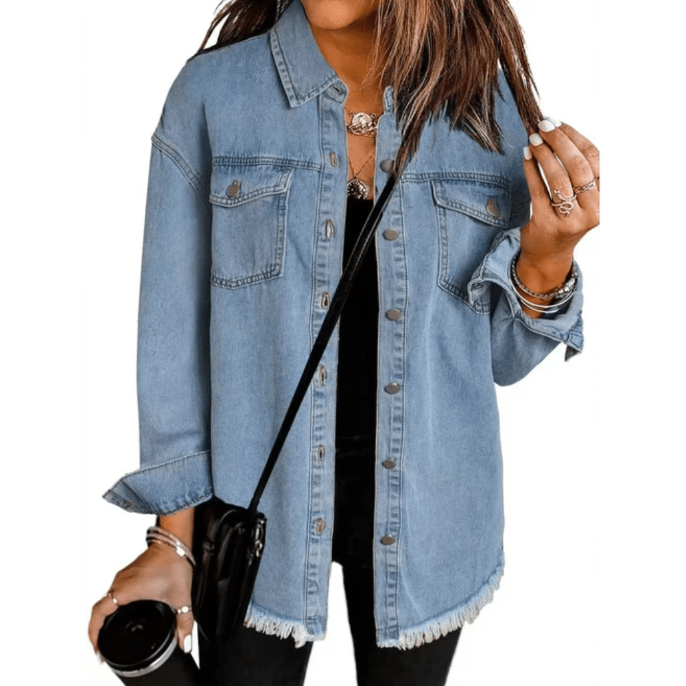 Noa | Women's Relaxed Fit Long Sleeve Button-Down Shirt