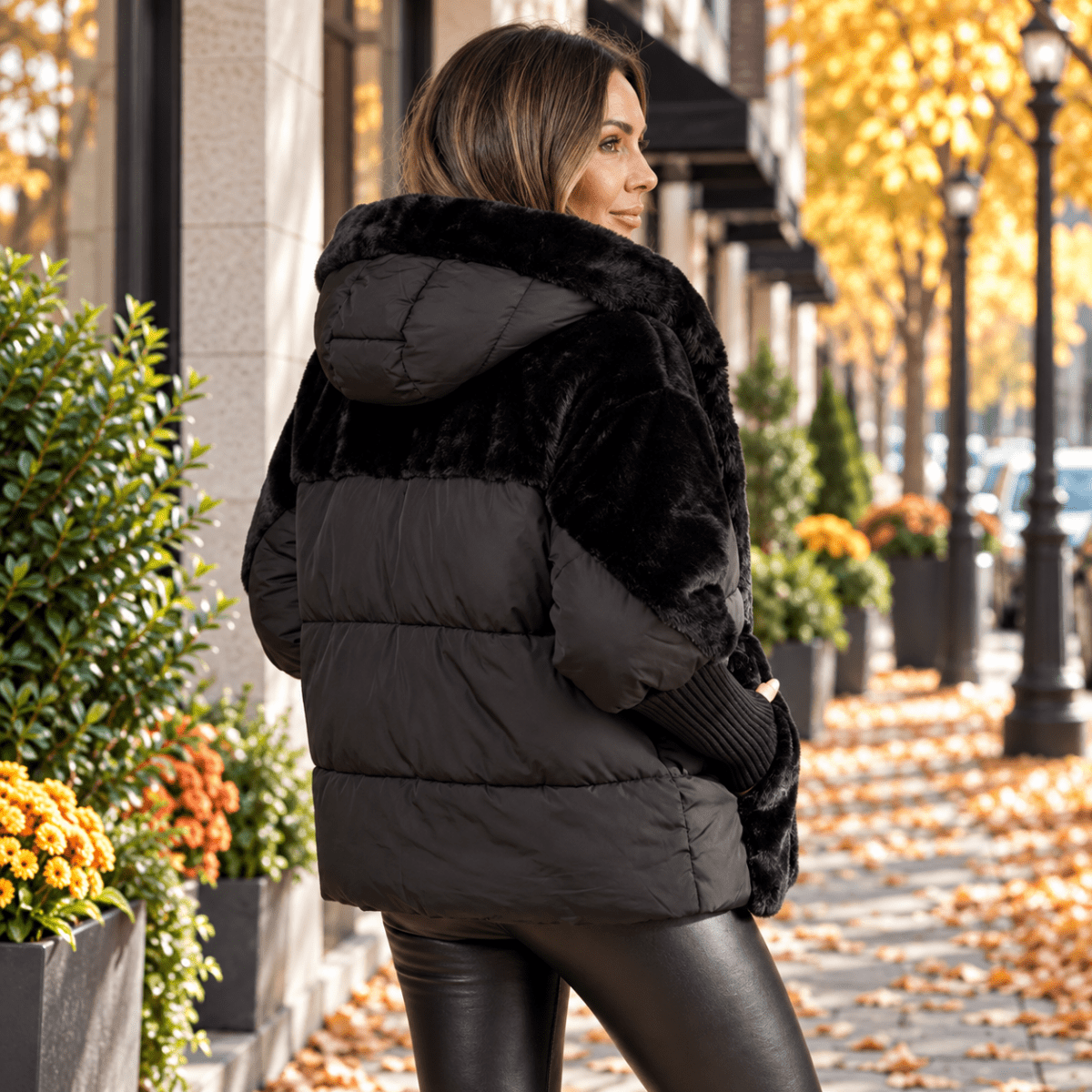 Greer | Women's Winter Short Hooded Puffer Jacket