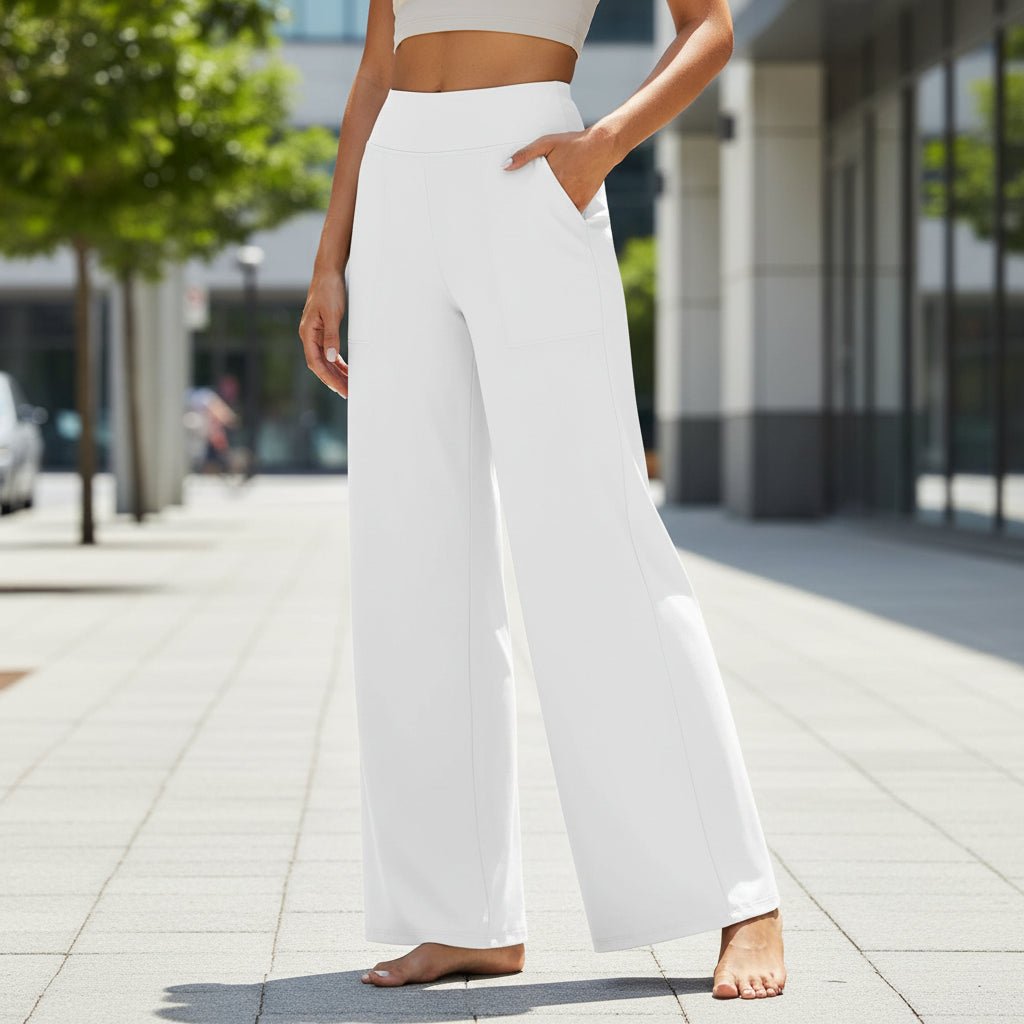 Indie | Women's High-Waisted Wide-Leg Yoga Trousers
