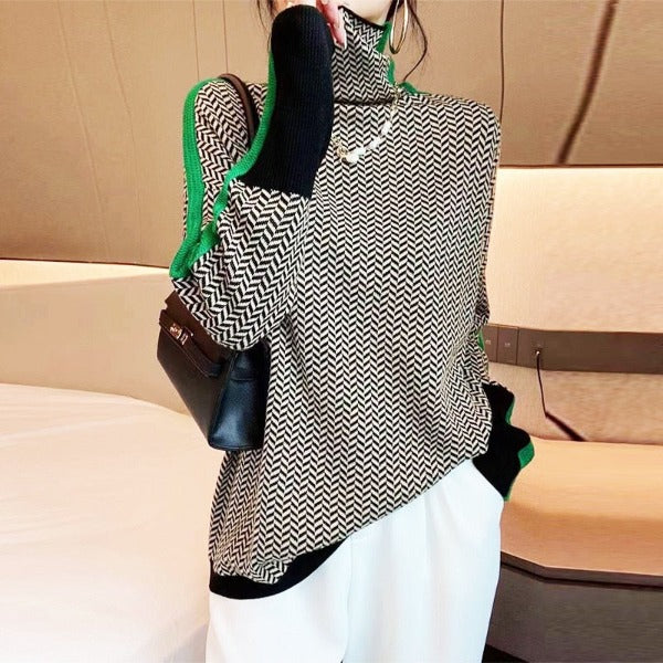 Noa | Women's Fitted Turtleneck Knit Jumper