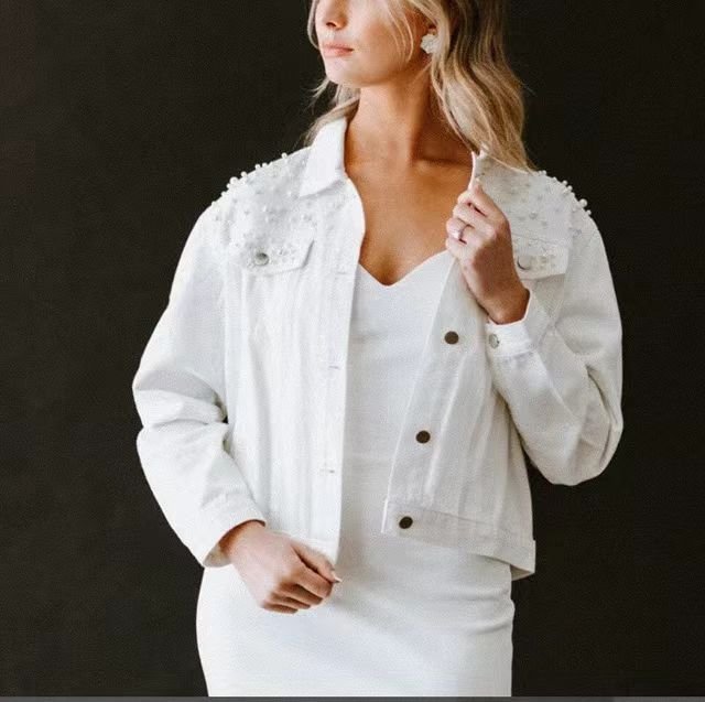Blair | Women's Embellished Structured Button-Down Jacket