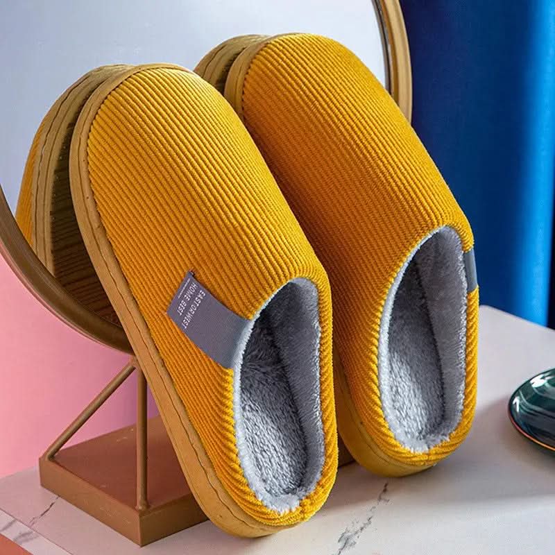 Noa | Damen-Winterpantoffeln aus flauschiger Baumwolle