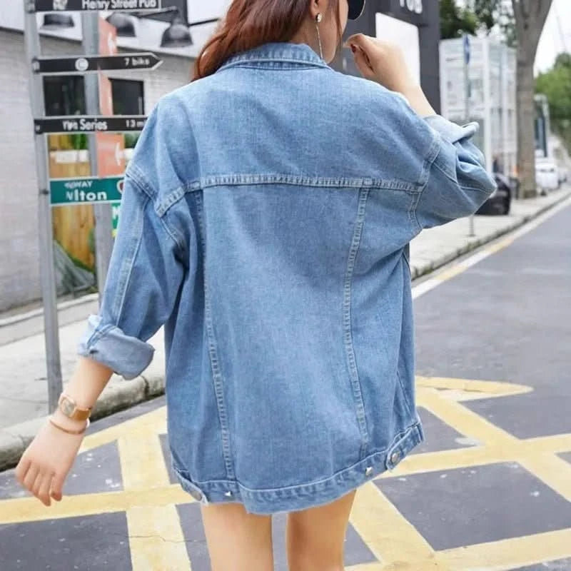 Pamela | Women's Oversized Button-Down Streetwear Jacket