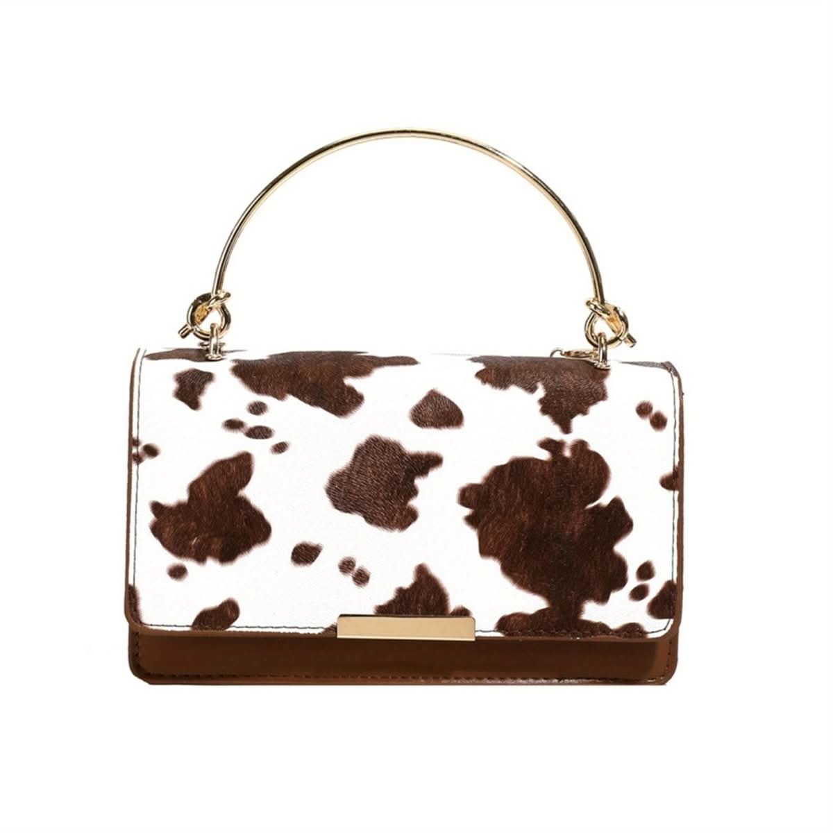 Lyra | Women's Cow Print Crossbody Tote Bag