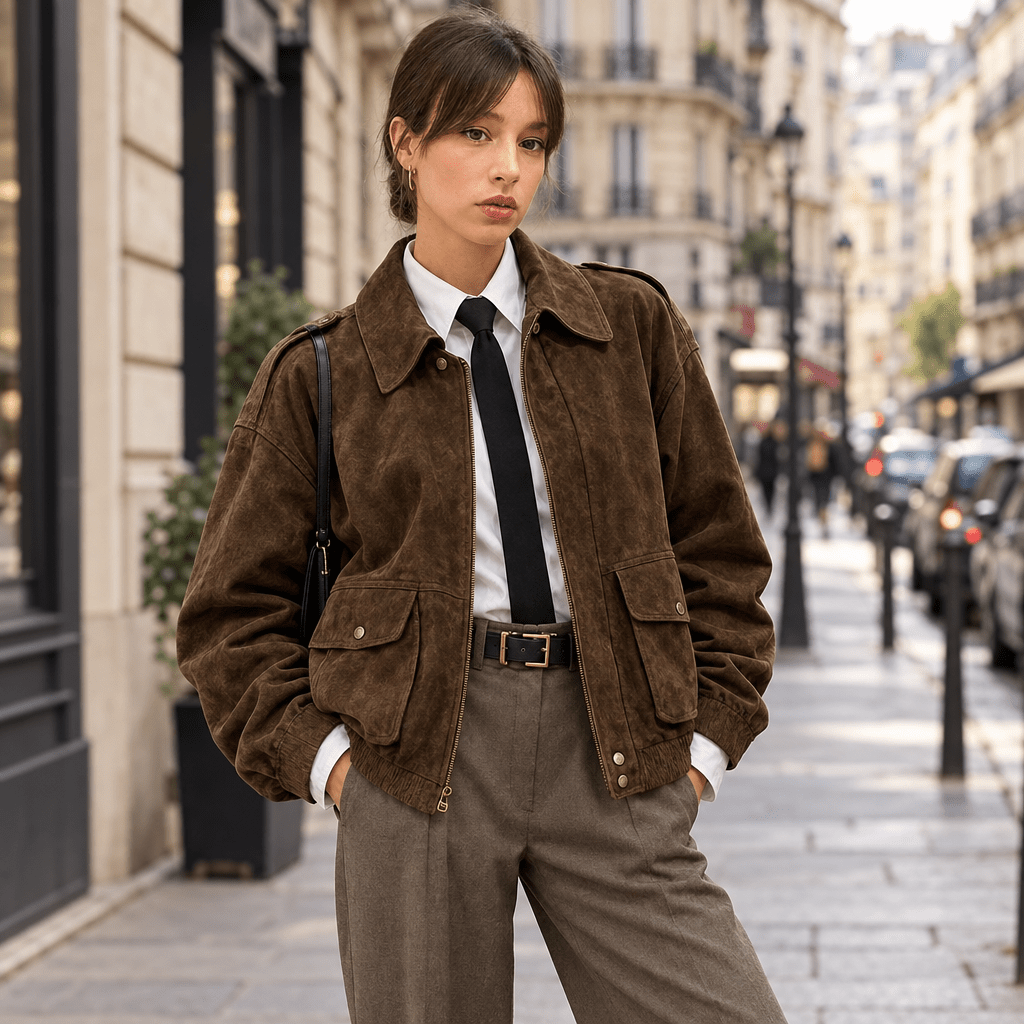 Faye | Women's Classic Casual Bomber Jacket