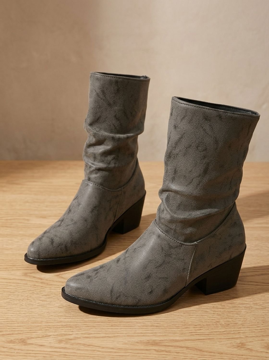 Dakota | Women's Slouch Ankle Boots with Block Heel