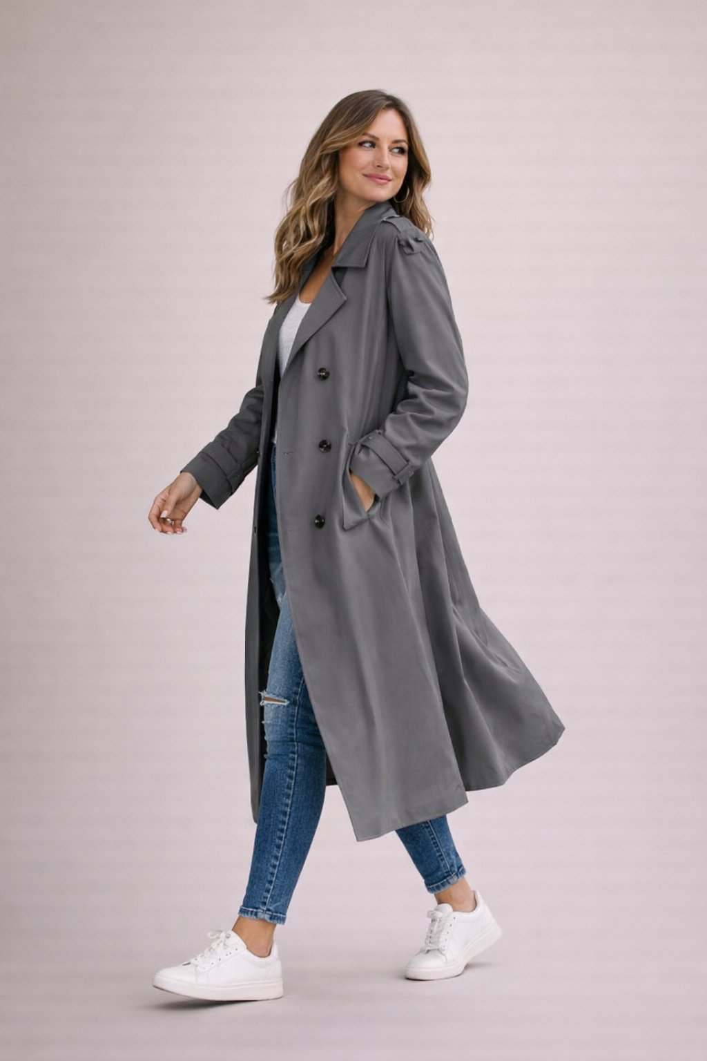 Nova | Parka-Mantel mit Gürtel für Damen und Arbeitstage