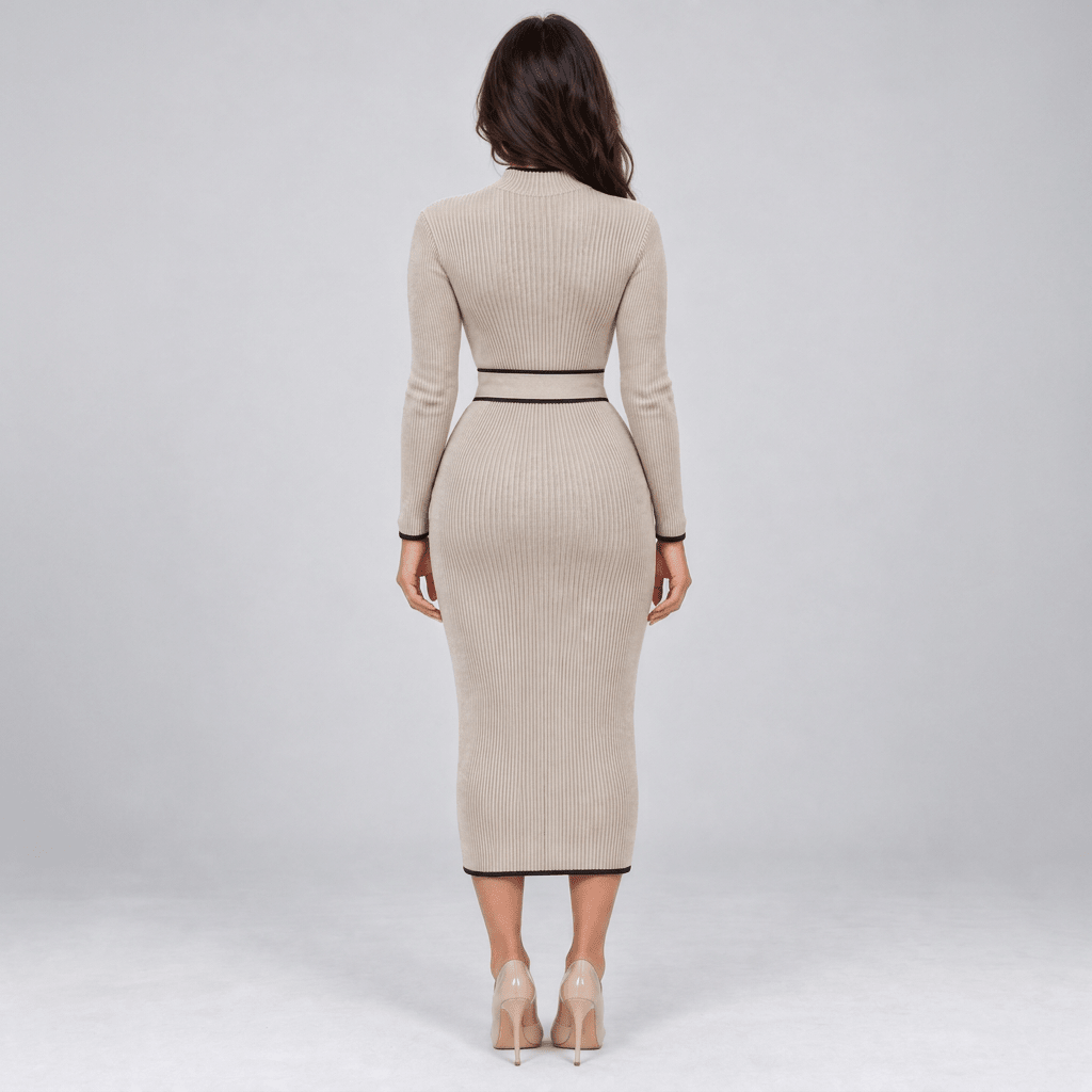 Faye dress, back view