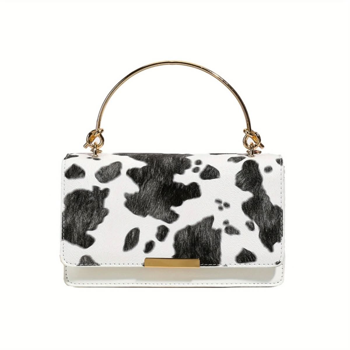 Lyra | Women's Cow Print Crossbody Tote Bag