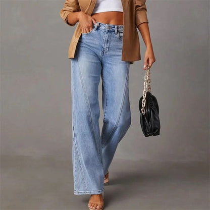 Billie | Women's High-Waist Wide-Leg Denim Jeans