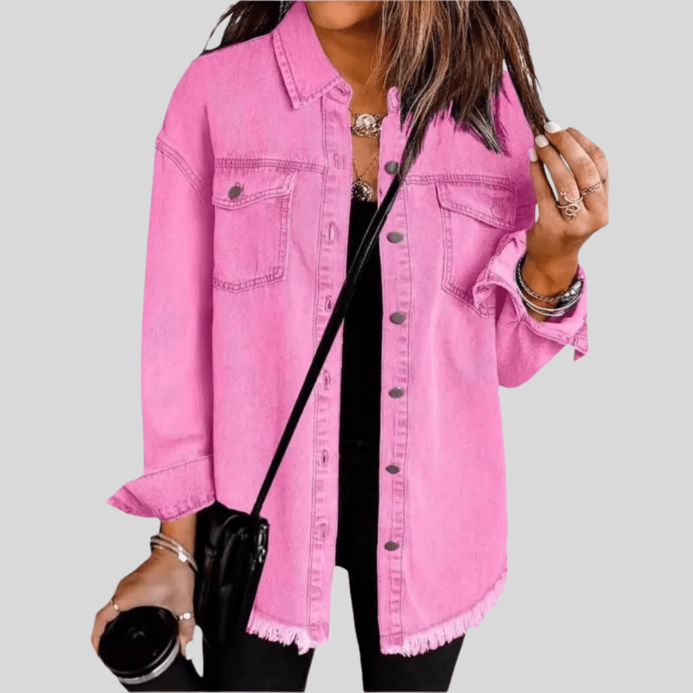 Faye | Women's Washed Shirt Jacket for Winter Layering