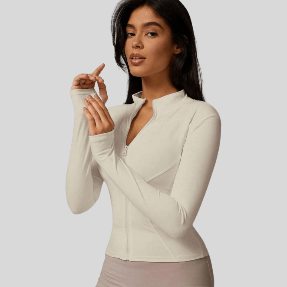 Noa | Women's Breathable Full Zip Workout Jacket