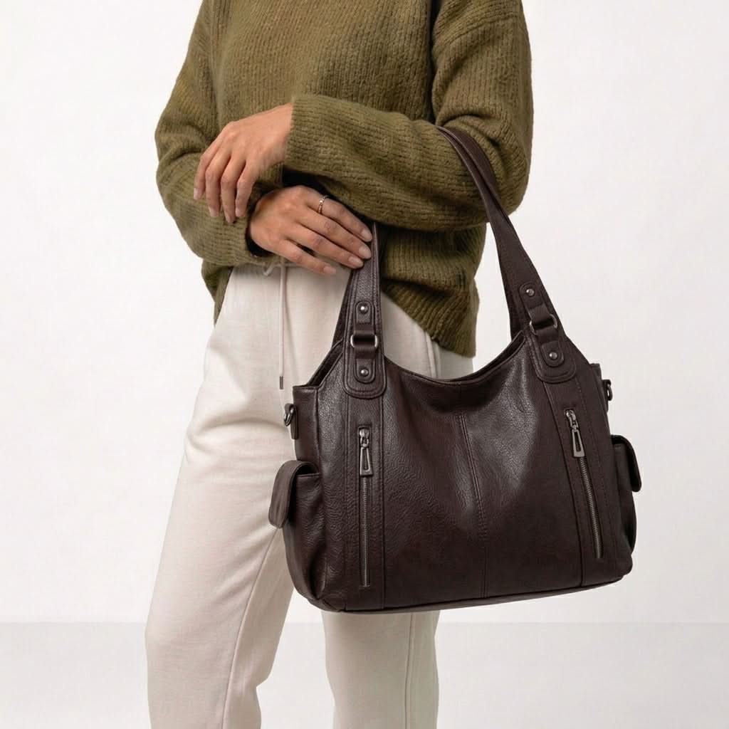 Lola | Women's Spacious Multi-Pocket Shoulder Bag