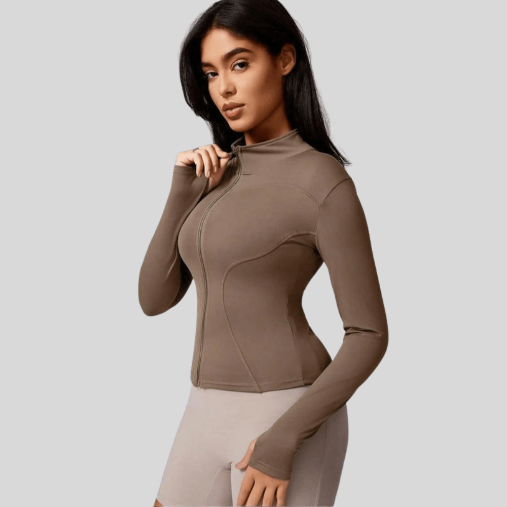 Noa | Women's Breathable Full Zip Workout Jacket