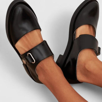 Mae | Damenschuhe mit Riemen und gepolsterter Innensohle