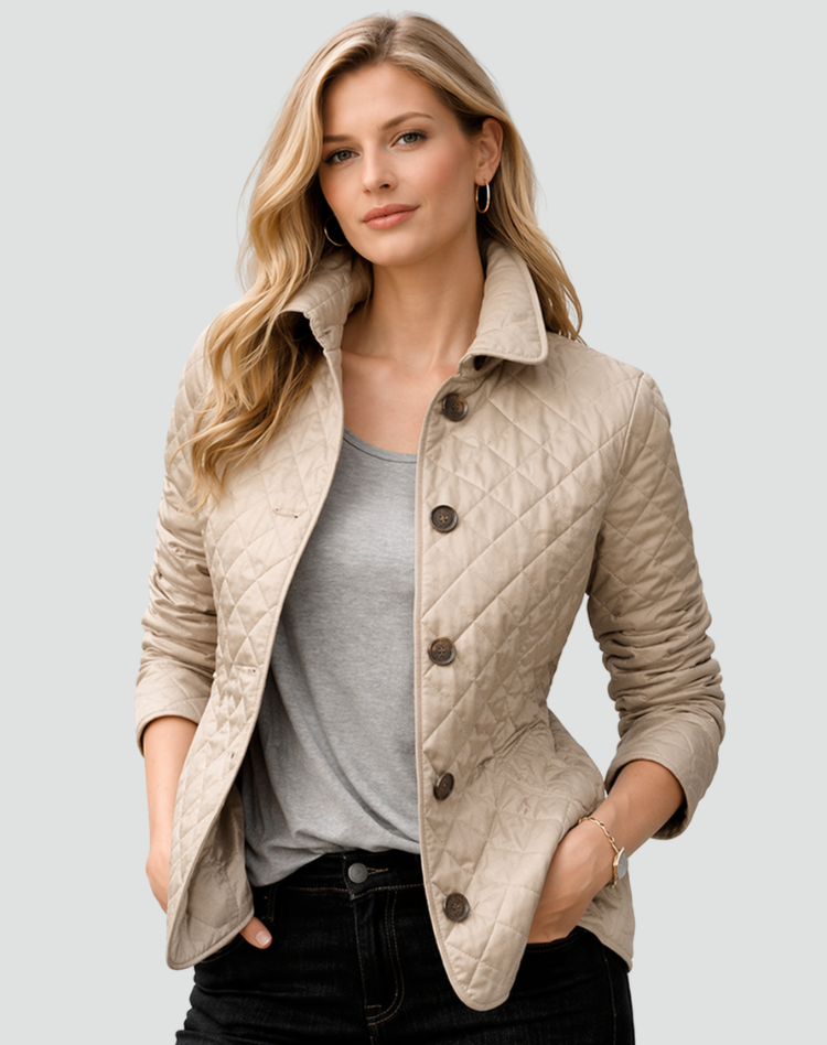 Harlow | Women's Quilted Collar Casual Parka
