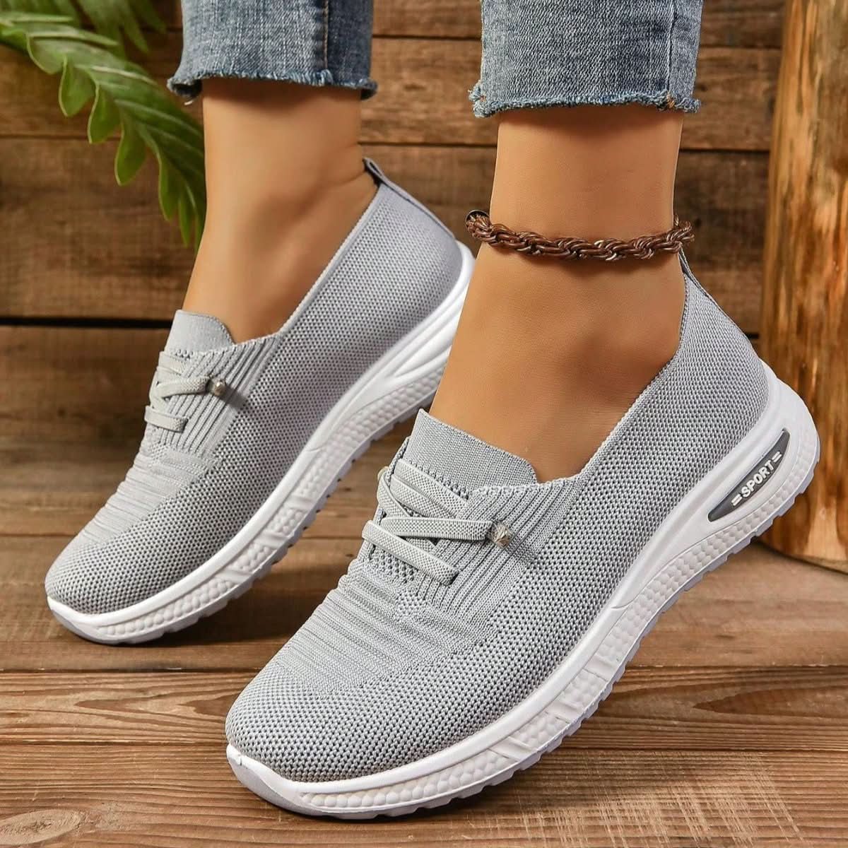 Quinn | Women's Cushioned Orthopaedic Slip-On Walking Trainers