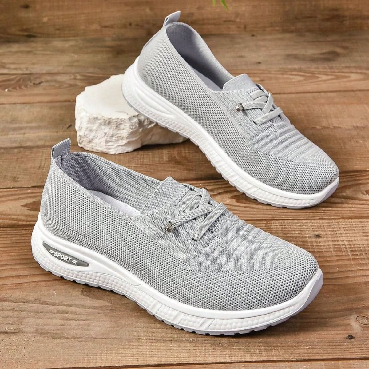 Quinn | Women's Cushioned Orthopaedic Slip-On Walking Trainers