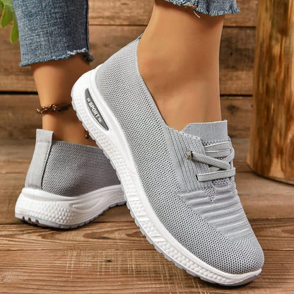 Quinn | Women's Cushioned Orthopaedic Slip-On Walking Trainers