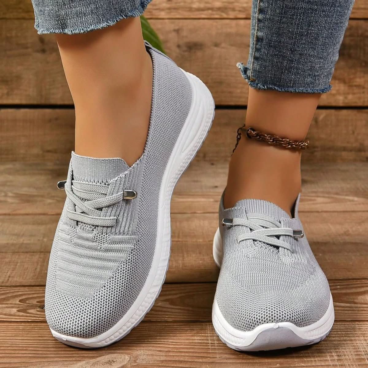 Quinn | Women's Cushioned Orthopaedic Slip-On Walking Trainers