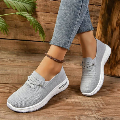 Quinn | Women's Cushioned Orthopaedic Slip-On Walking Trainers