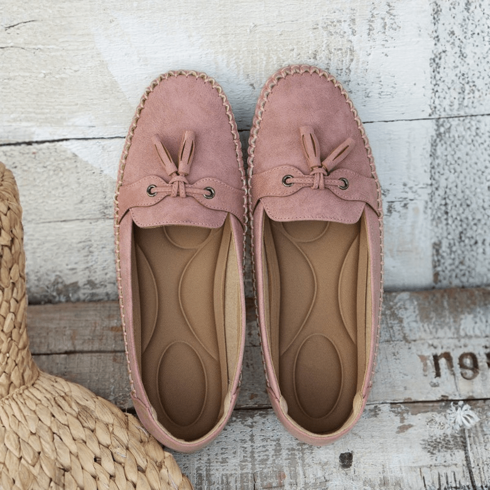 Tove | Women's Cushioned Slip-On Bow Loafers