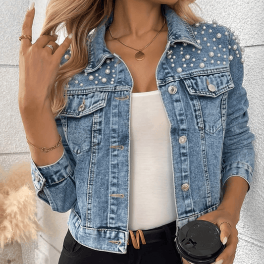 Tove | Women's Embellished Button-Down Jacket
