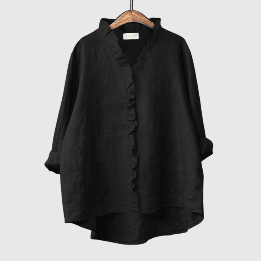 Margot | Women's Ruffled Occasion Shirt Outfit