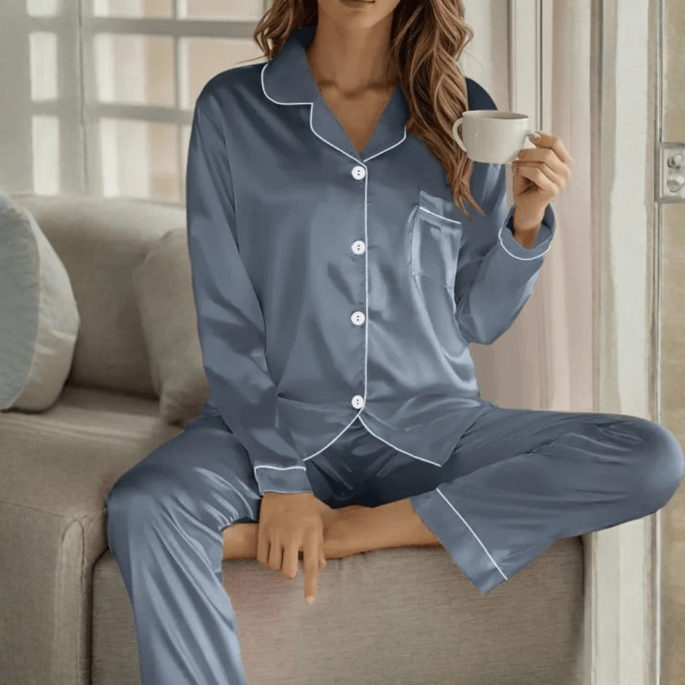 Margot | Women's Button Front Sleepwear Set