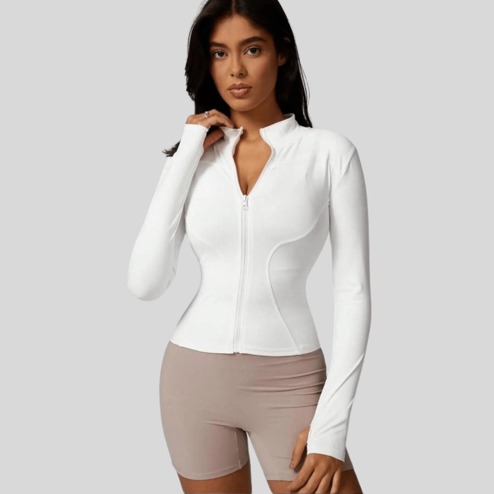 Noa | Women's Breathable Full Zip Workout Jacket