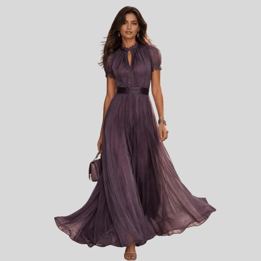 Blair | Women's Pleated Maxi Evening Dress