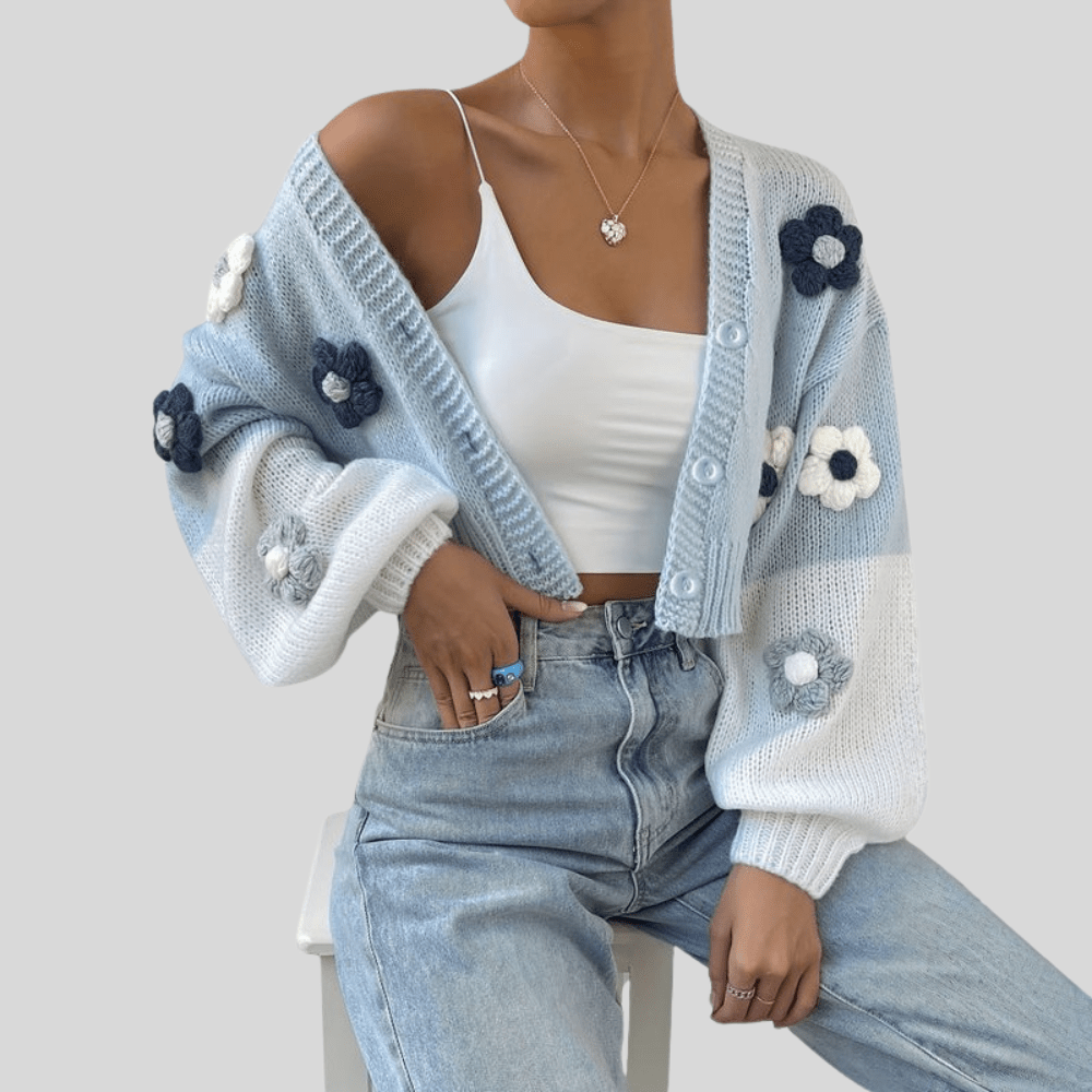 Kira | Women's Floral Long Duster Cardigan