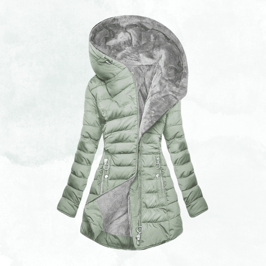 Sloane | Women's Hooded Longline Quilted Winter Coat