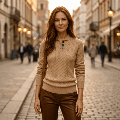Lyra | Women's Button-Up Knit Layering Jumper