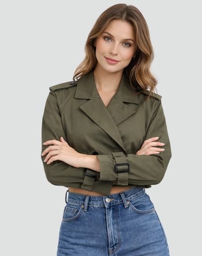 Nova | Kurzer legerer Layering-Parka für Damen