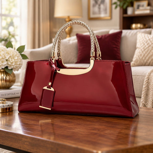 Gia | Women's High-Shine Statement Handbag