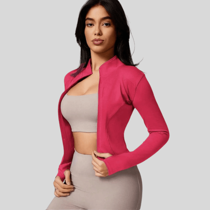 Noa | Women's Breathable Full Zip Workout Jacket