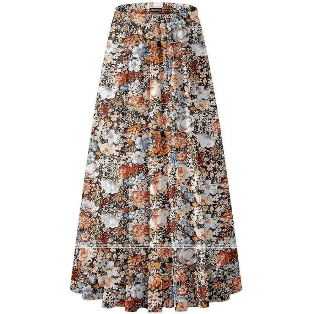 Noa | Women's Floral High-Waisted Maxi Skirt