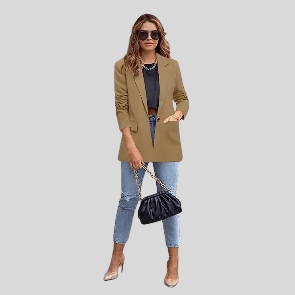Harlow | Women's Oversized Turn-Down Collar Blazer
