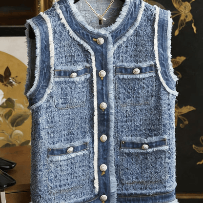 Sadie | Chaleco ligero vintage para mujer