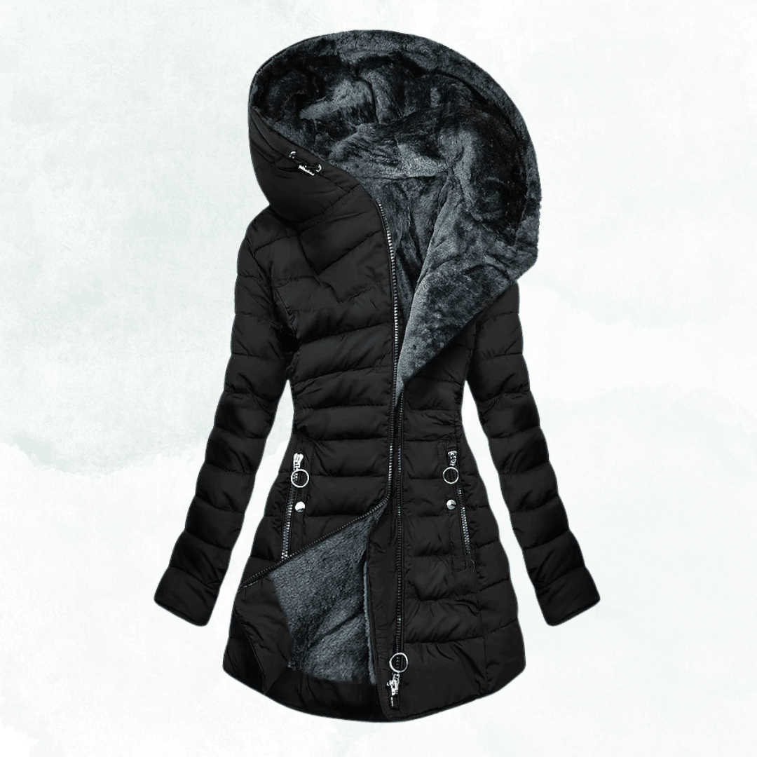 Sloane | Women's Hooded Longline Quilted Winter Coat