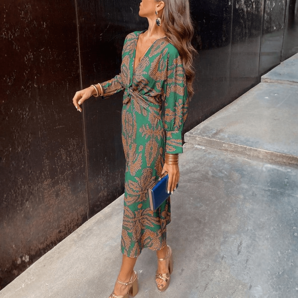 Nika | Women's Wedding Guest A-Line Maxi Dress