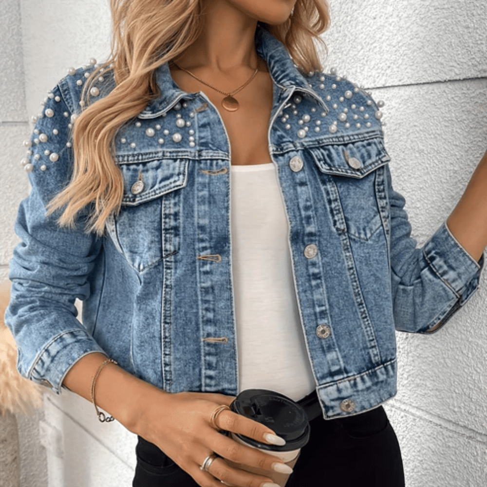 Tove | Women's Embellished Button-Down Jacket