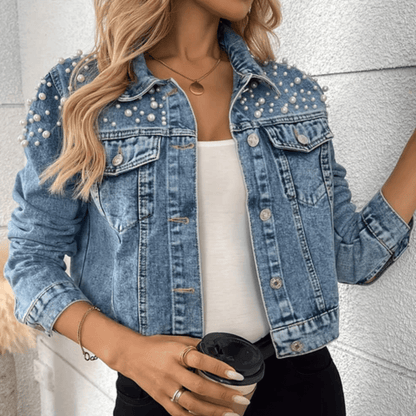 Tove | Women's Embellished Button-Down Jacket