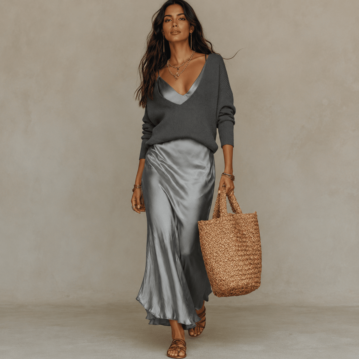 Quinn | Women's Midi Dress and Jumper Set