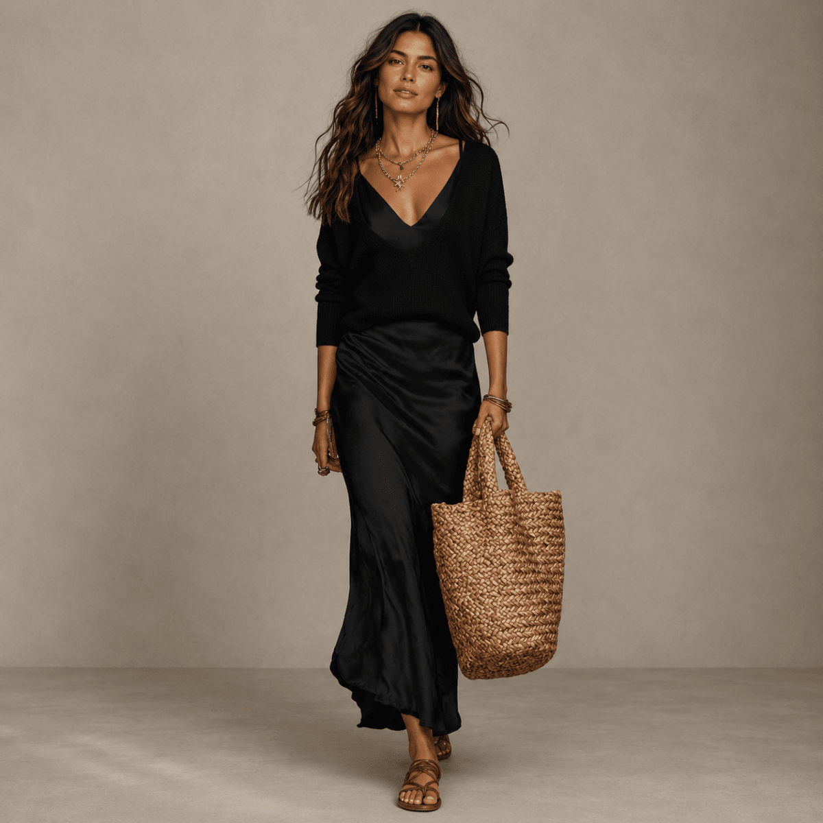 Faye | Women's Jumper and Midi Skirt Set