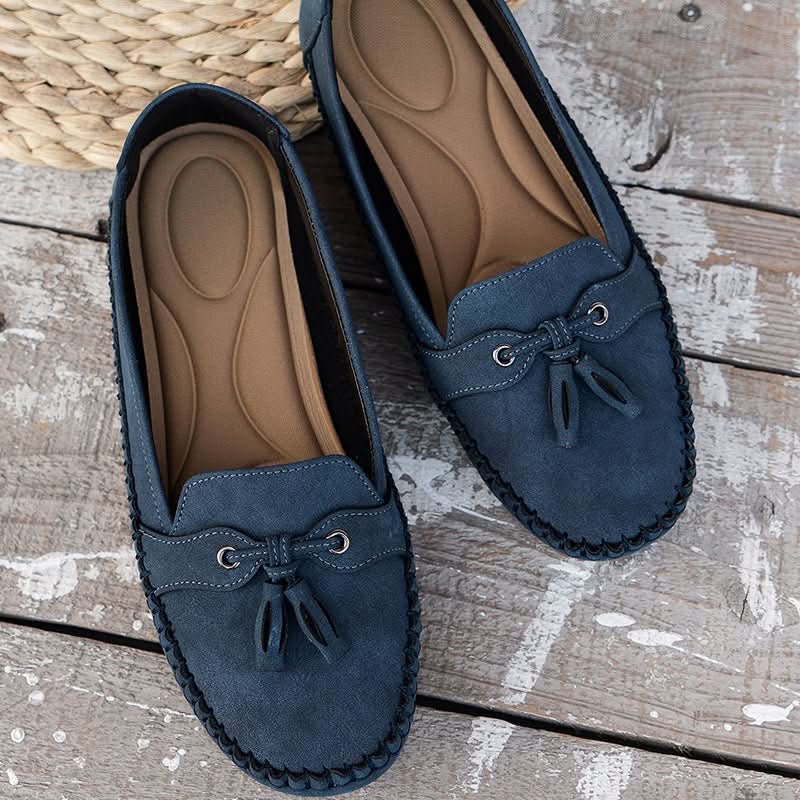 Tove | Women's Cushioned Slip-On Bow Loafers